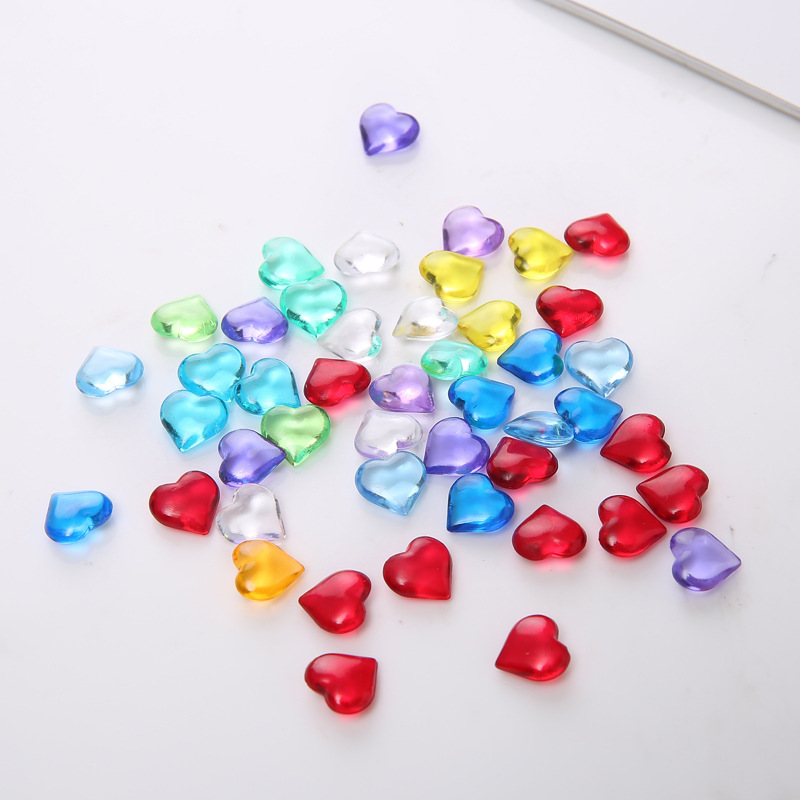 Board Game Quiz - 100 pièces 10*4mm forme de coeur