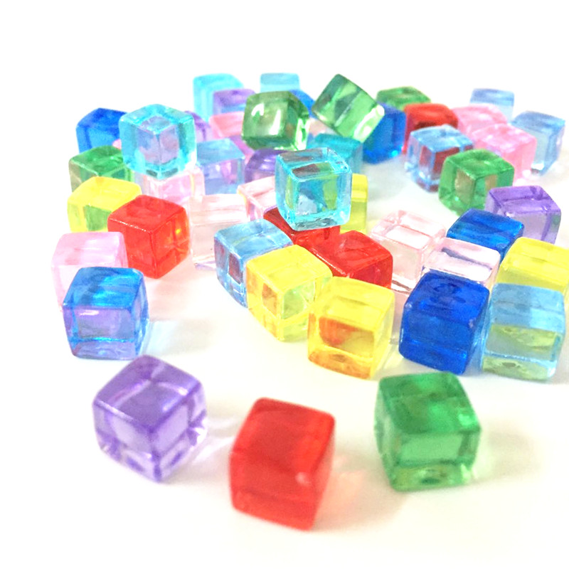 Board Game Sequence - 50 pièces/ensemble 13 couleurs 8mm Transparent