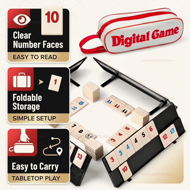 Nouveauté 2026 : Jeu de Rummy  - Board Game Sequence avis et prix