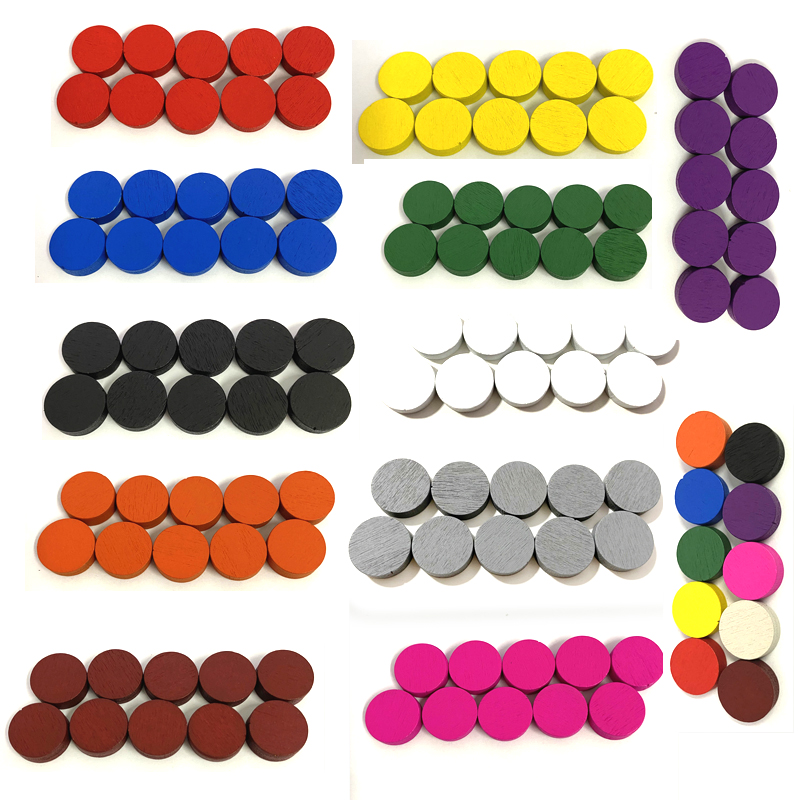 50 pièces 15*5MM 11 couleurs d - Board Game Sequence avis et prix
