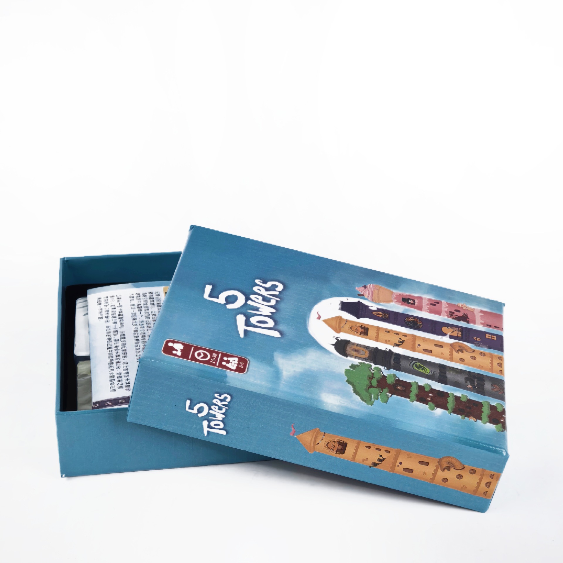 5 tours stratégie empilage tou - Board Game For 5 Players avis et prix