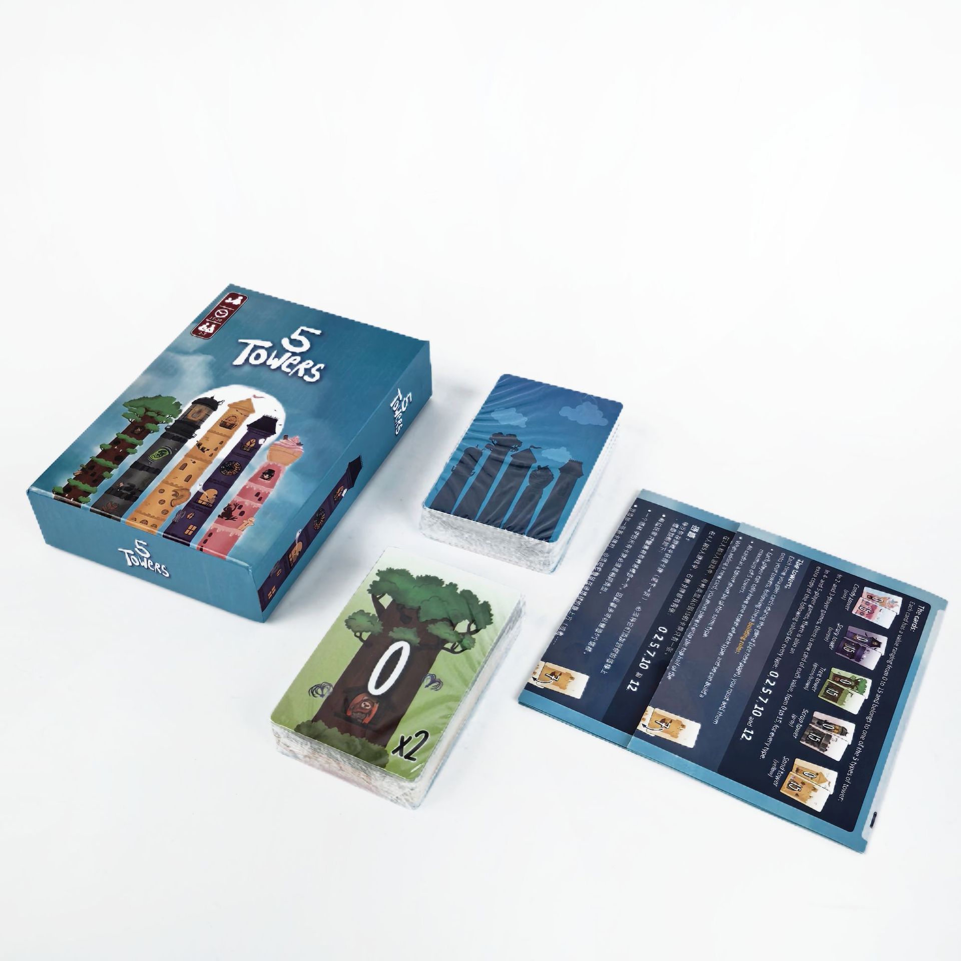 5 tours stratégie empilage tou - Board Game For 5 Players avis et prix