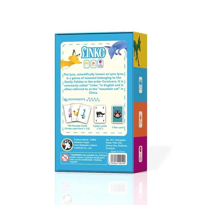 Jeu de cartes Linko 2 à 5 joue - Board Game For 5 Players avis et prix