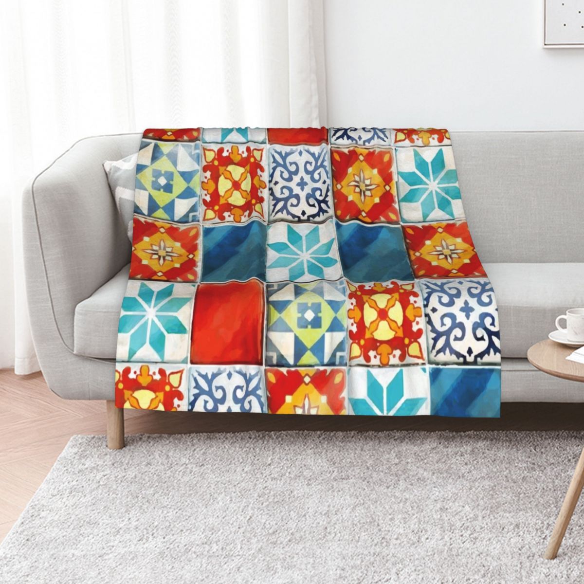 Couverture en microfibre douil - Board Game Azul avis et prix
